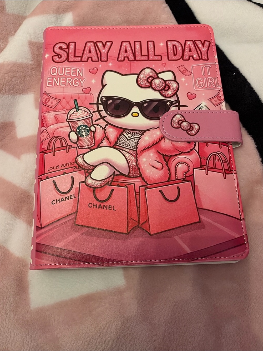 Hello Kitty "Slay All Day" Pink Notebook/Planner